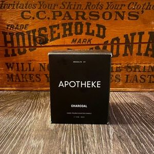 Apotheke charcoal candle